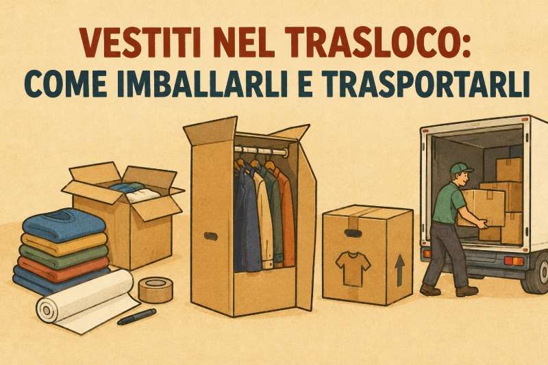 Vestiti nel trasloco: come imballarli e trasportarli 4 Vestiti nel trasloco: come imballarli e trasportarli